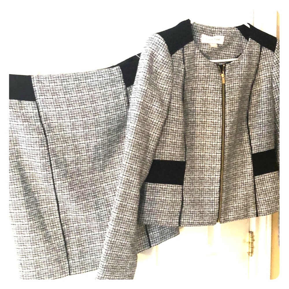 Calvin Klein blazer and skirt